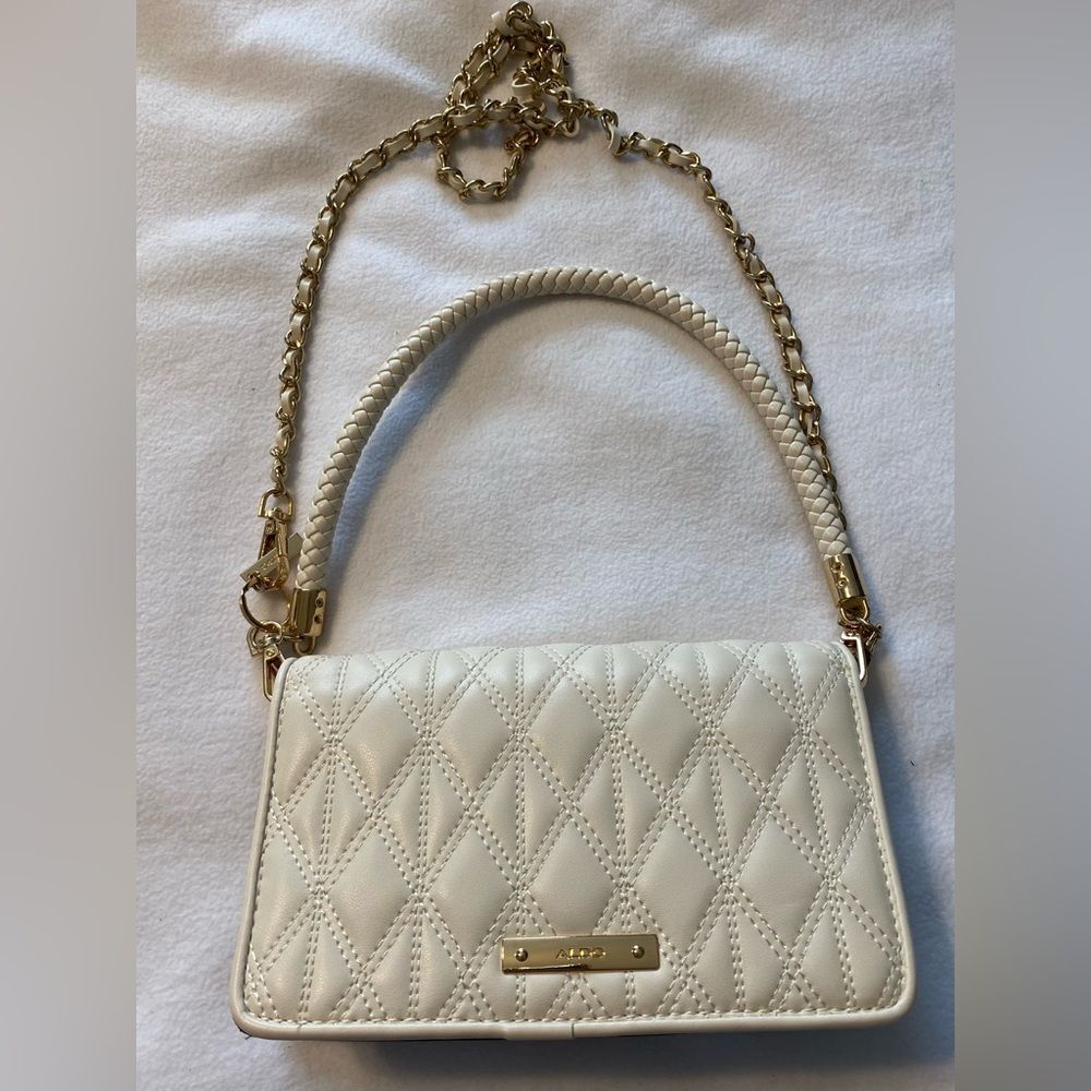 Aldo Moad Cream Shoulder Bag